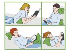 Leseknochen Kissen
