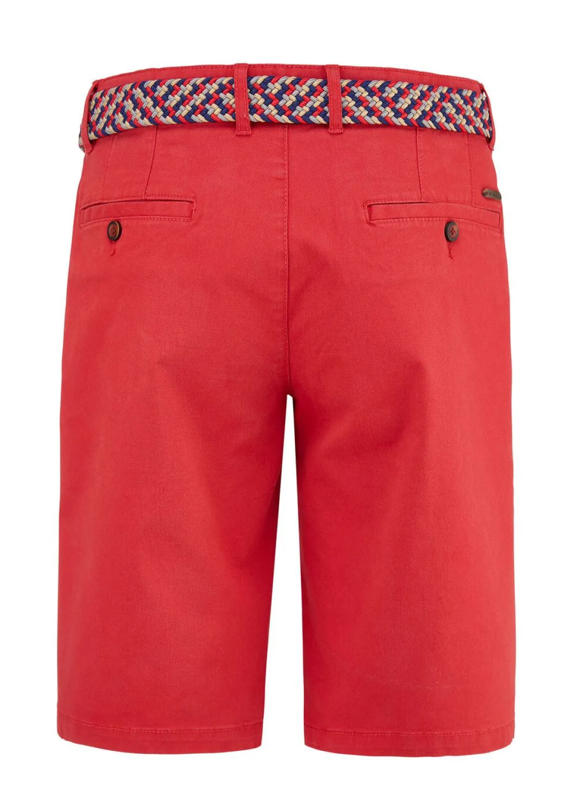 Lässige "Redpoint"-Bermudas mit Stoffgürtel in 3 Farben