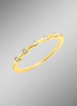 Luxuriöser Damenring aus Gold mit Brillanten