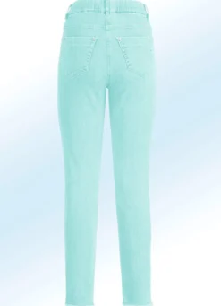 Magic-Jeans mit angesagtem Fransensaum