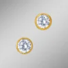 Massive Brillant-Ohrstecker