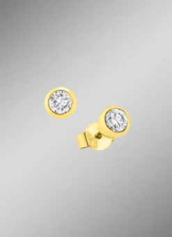 Massive Brillant-Ohrstecker