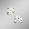 Massive Ohrstecker mit Brillant