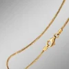 Massive Schlangenkette mit Karabiner Verschluss
