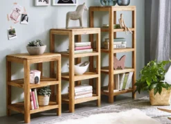Massivholz Regale