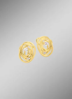 Mattierte Clipstecker mit Zirkonia