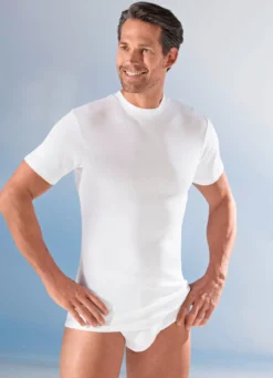 Mey Noblesse Zweierpack Shirts aus Feinripp, weiß