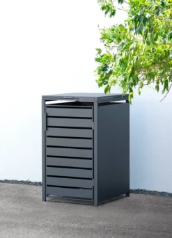 Mülltonnenbox „Kubus“, anthrazit