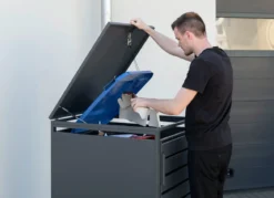 Mülltonnenbox „Kubus“, anthrazit