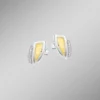 Moderne Ohrstecker in Bicolor mit Zirkonia