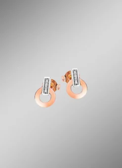 Moderne Ohrstecker mit 8 Brillanten