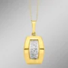 Moderner Anhänger mit Diamant