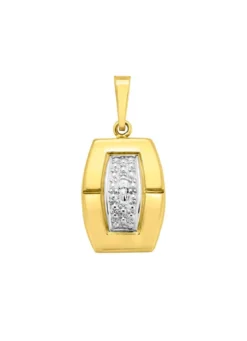 Moderner Anhänger mit Diamant