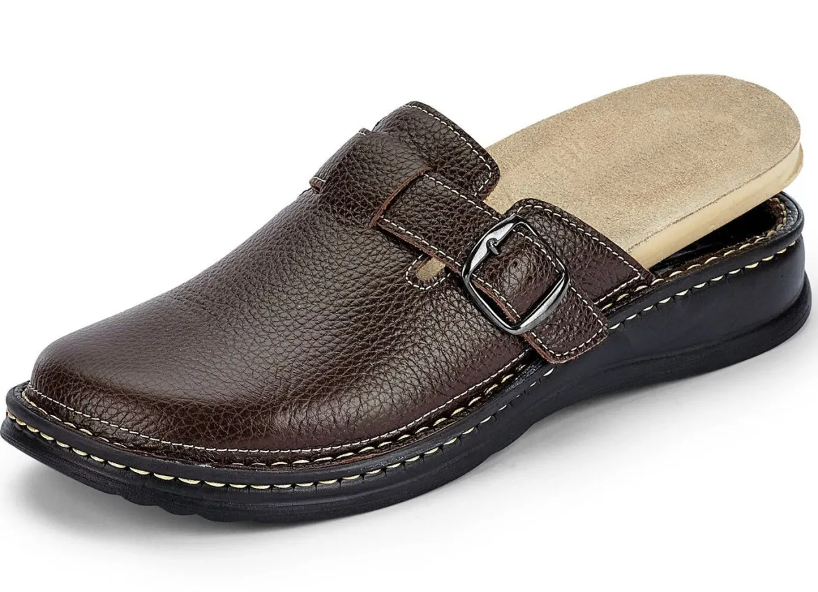 Mubb, bequeme Herren-Clogs, Weite H, mit herausnehmbarem Fußbett