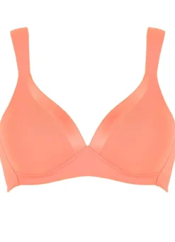 Naturana BH mit Satinblende am Dekolleté