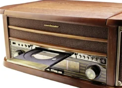 Nostalgie-Stereoanlage mit MP3-Direktaufnahmefunktion