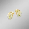 Ohrstecker mit Brillanten und Peridot