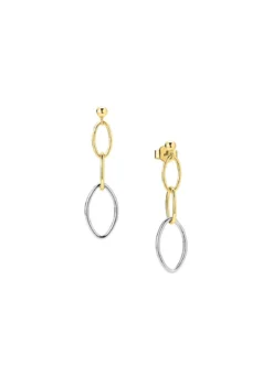 Ohrstecker: Moderne Eleganz in Bicolor