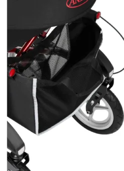 Outdoor Rollator Inklusive Tasche und Gehstockhalter