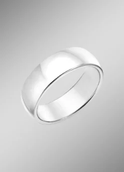 Partnerring in Silber