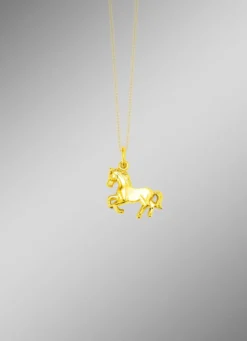 Pferde-Anhänger aus Gold
