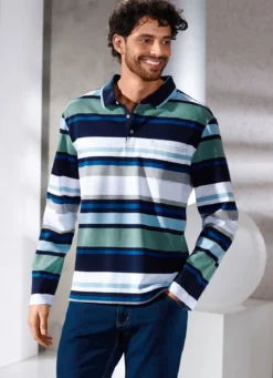Poloshirt mit Seitenschlitzen