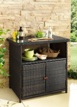 Praktisches Sideboard für Garten oder Terrasse