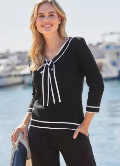 Pullover in Feinstrick