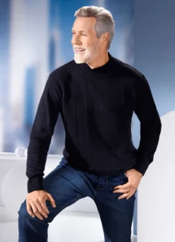Pullover mit Strukturdessin in 3 Farben