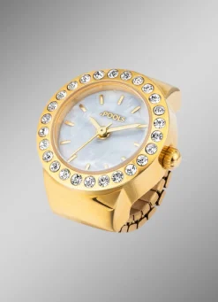 Quartz-Ringuhr