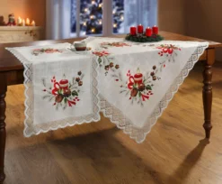 Raumdekoration mit festlichem Weihnachtsmotiv