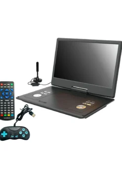 Reflexion DVD 1424 portabler DVD-Spieler mit TV und Spielen