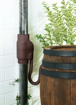 Regenfilter mit Edelstahlsieb, Anleitung und Schlauch