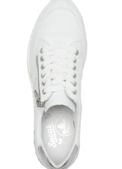 Rieker, bequeme Damen-Sneaker, Weite G, mit Reißverschluss