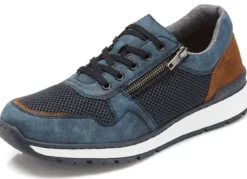 Rieker, bequeme Herren-Sneaker, Weite H, mit herausnehmbarem Fußbett