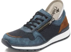Rieker, bequeme Herren-Sneaker, Weite H, mit herausnehmbarem Fußbett