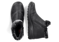 Rieker, gefütterte Damen-Boots, Winterschuhe, mit Reißverschluss