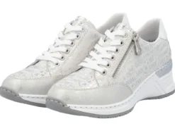 Rieker Schnür-Sneaker aus bedrucktem Synthetikmaterial