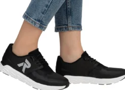 Rieker Sneaker aus teilweise beschichtetem Meshmaterial