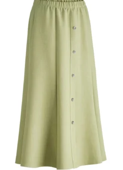 Rock mit Zierknopfblende
