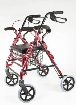 Rollator inkl. Fußstützen