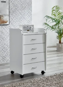 Rollcontainer mit 4 Schubladen