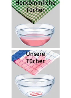 Saugfähige Geschirrtücher, 12-teilig