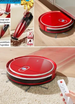 Saugroboter mit Fernbedienung
