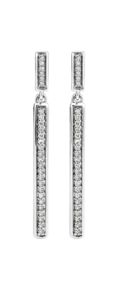 Schicke Ohrstecker mit 54 Diamanten