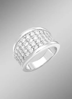 Schicker Damenring mit Zirkonia