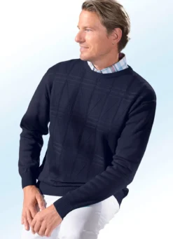 Schicker Rundhalspullover in 3 Farben