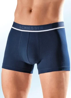 Schiesser Dreierpack Pants mit Elastikbund