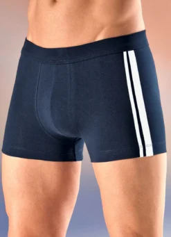 Schiesser Dreierpack Pants mit Kontraststreifen