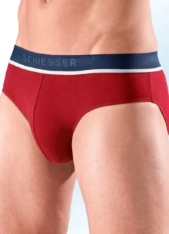 Schiesser Dreierpack Slips aus Feinjersey